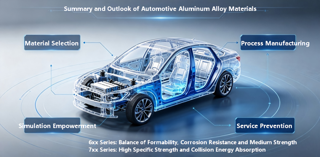 Sección de materiales (doce): Aplicación de materiales de aleación de aluminio de las series 6xxx/7xxx como materiales centrales para aligerar el peso de los automóviles